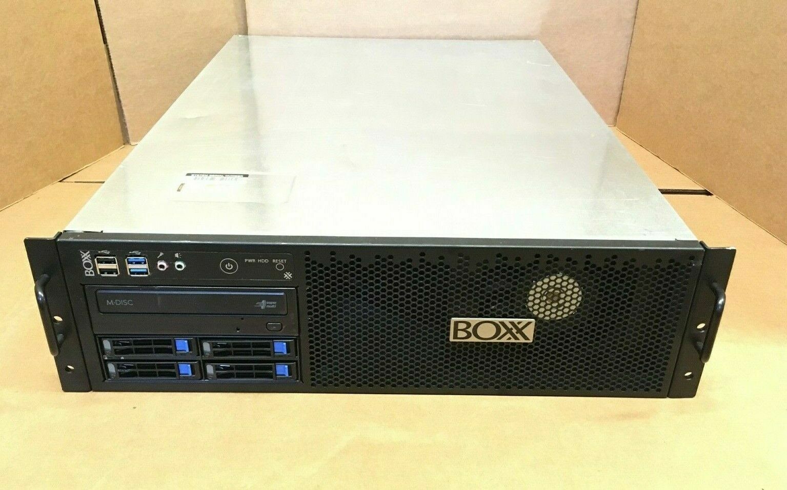 BOXX APEXX 5 8904R,  BAREBONE , NO HDD, NO RAM, NO CPU, WITH 2X POWER SUPPLY