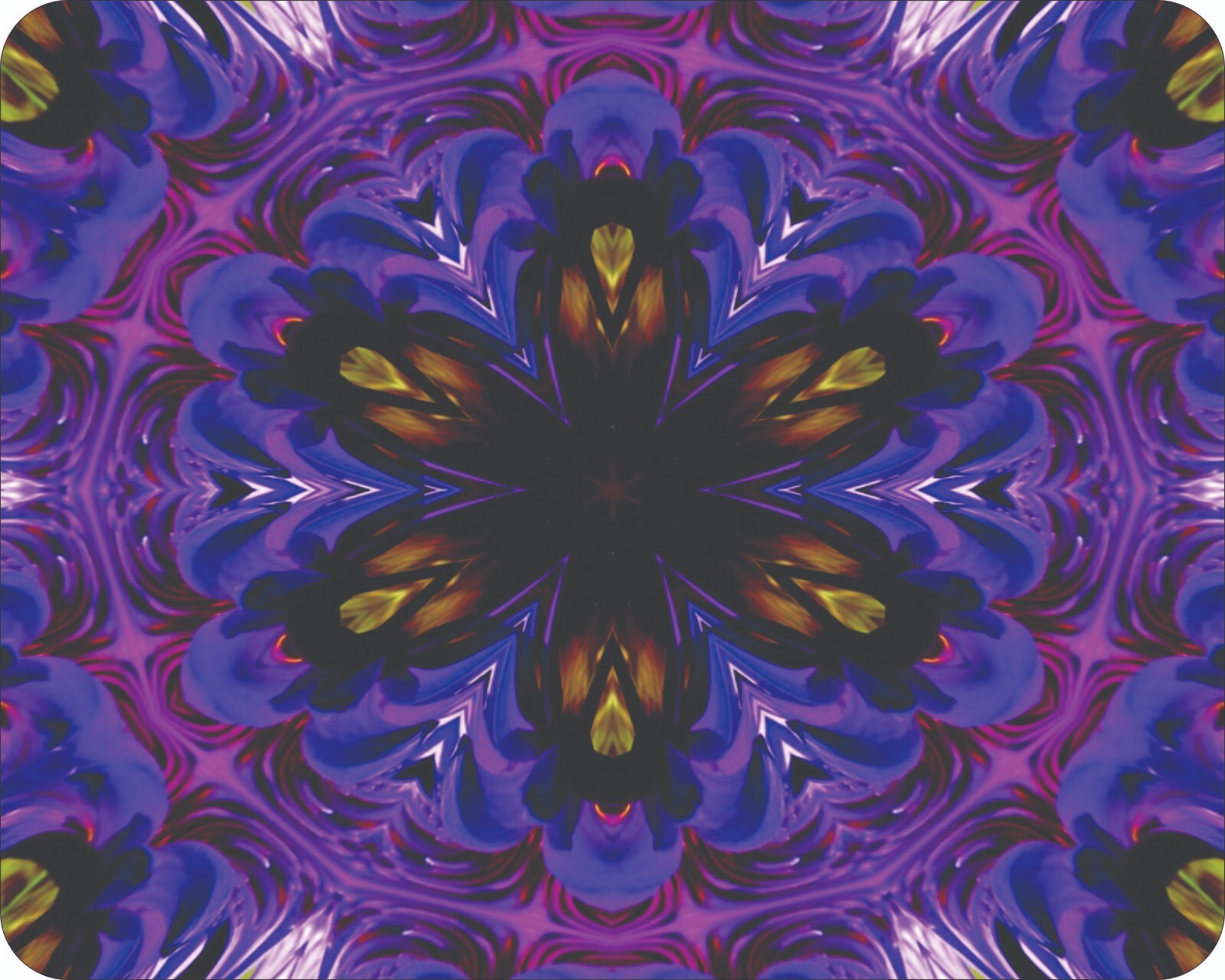 Mandala Purple Pattern Mousepad Mouse Pad
