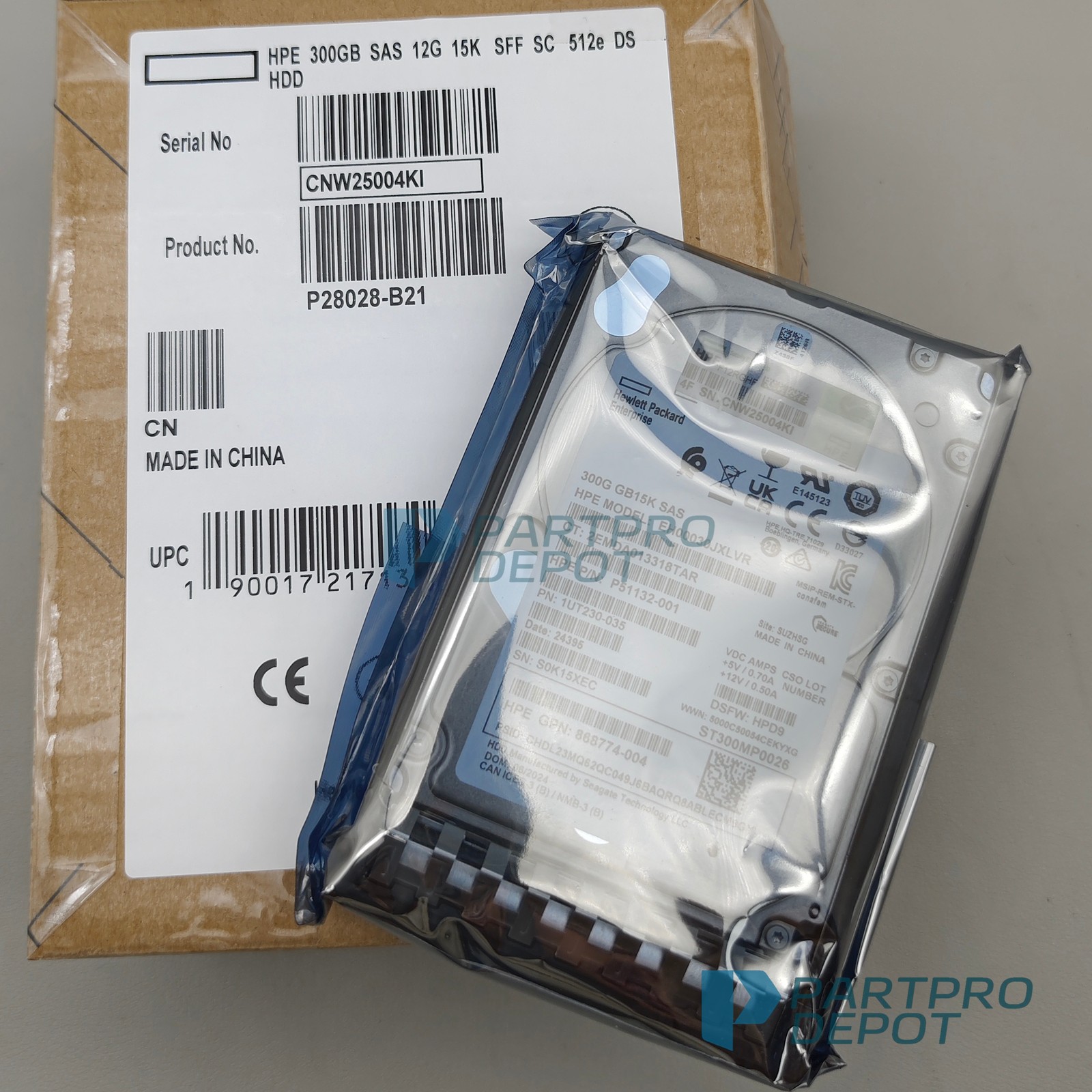 New P28028-B21 P30561-001 HPE 300GB SAS 12G 15K 2.5" ENT GEN11 HDD Hard Drive