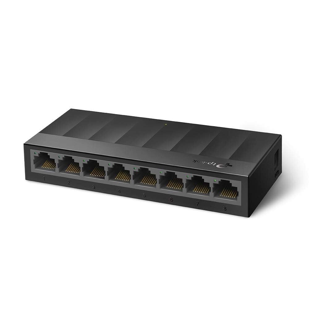 TP Link LiteWave 8 Port Gigabit Ethernet Switch Unmanaged Plug and Play