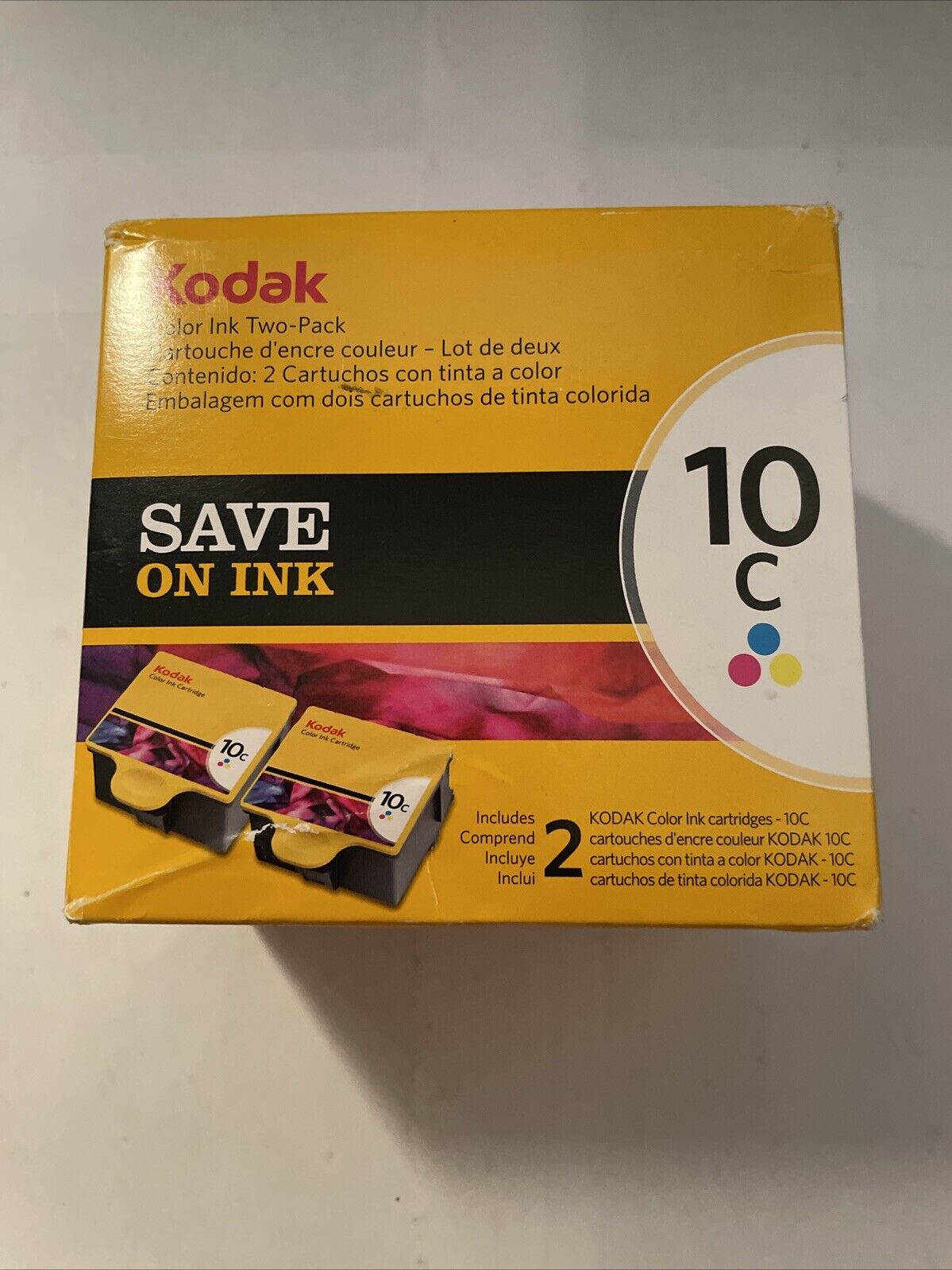Kodak 10 Color Double Ink 2 Pack New