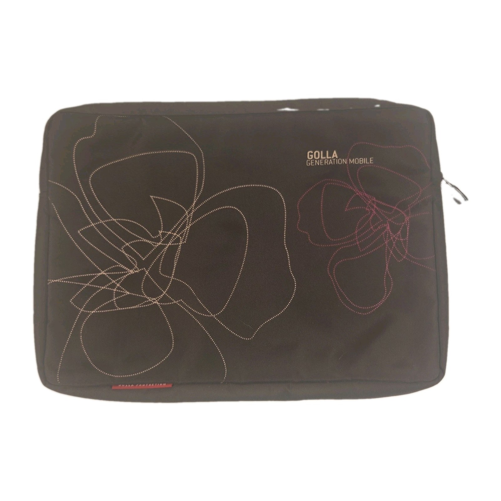 Golla Generation Mobile Sunny Laptop Bag Sleeve Brown Floral Padded Case