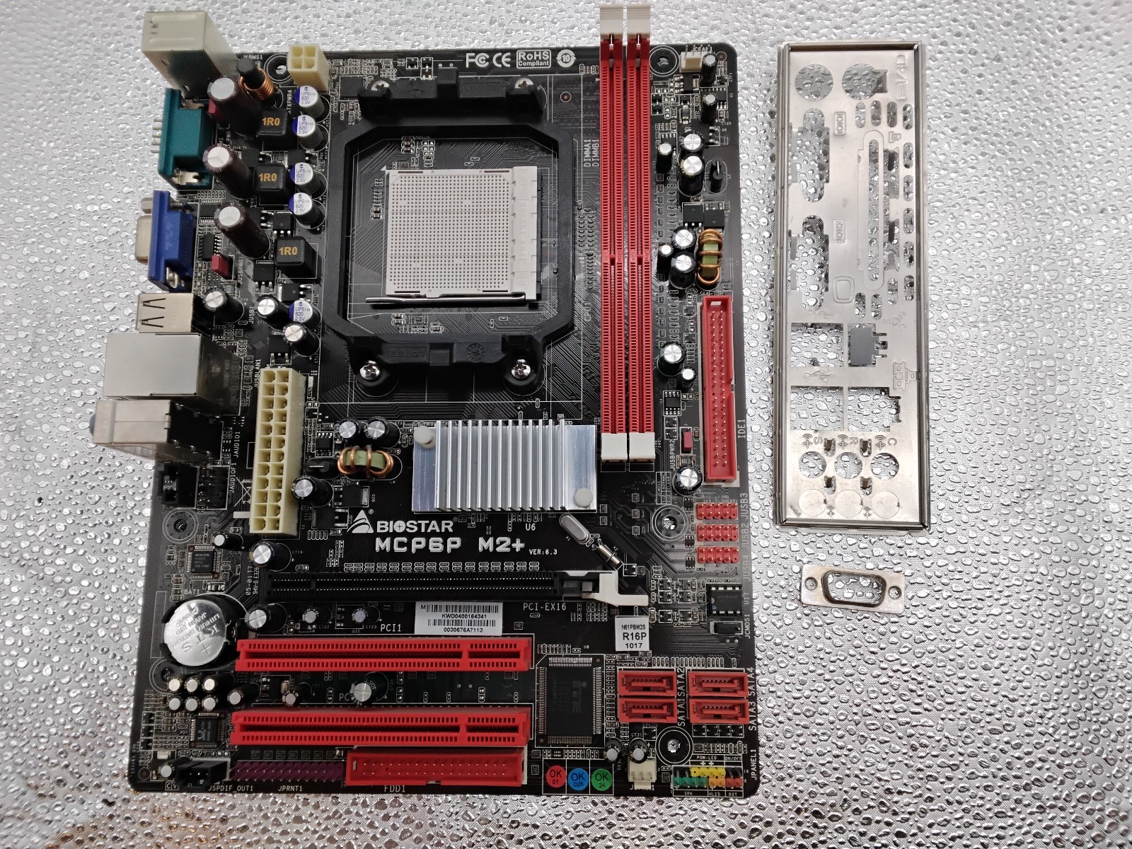 Biostar Micro ATX Motherboard MCP6P-M2+ Socket AM2 AMD DDR2 C03122026B