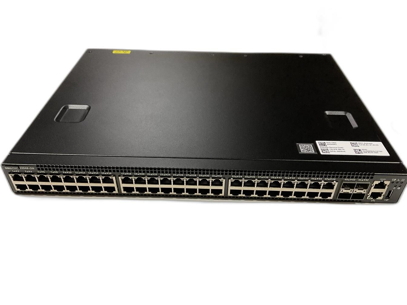 NEW Dell (S3048-ON) 48 Port Rack Mountable Compact SwitchesX PRV5, 0XPRV5