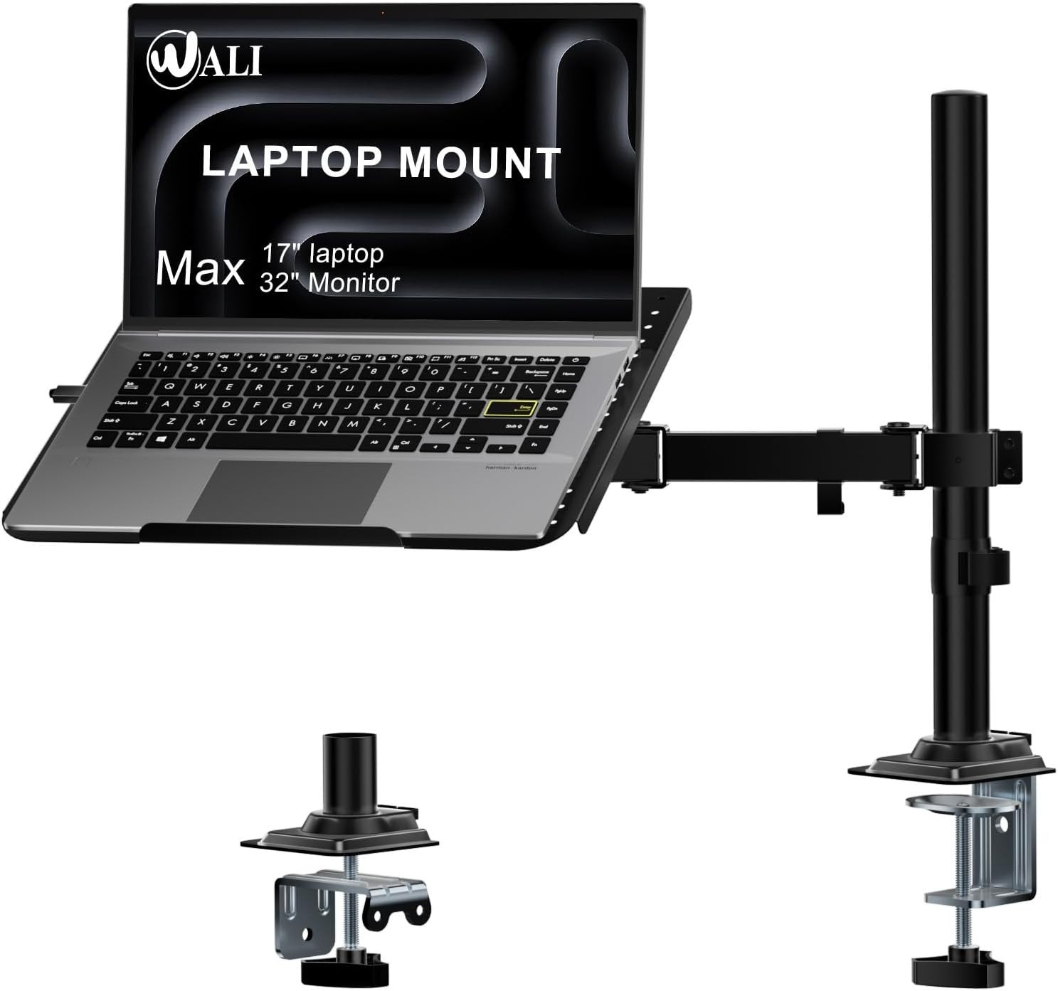 Soporte de Montaje para Bandeja Laptop Completamente Ajustable con Ventilación