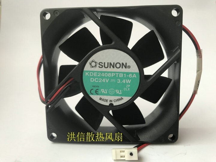 SUNON 8025 KDE2408PTB1-6A DC24V 3.4W 8CM frequency converter fan