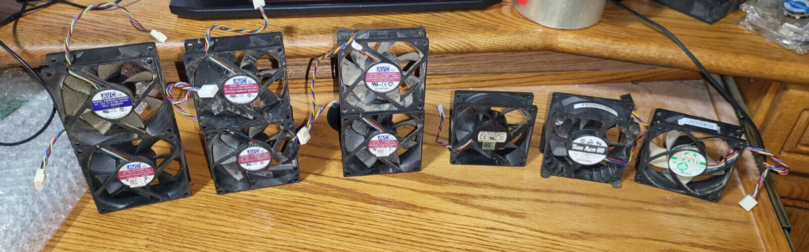 Lot of 40 (forty) Computer Case Fans