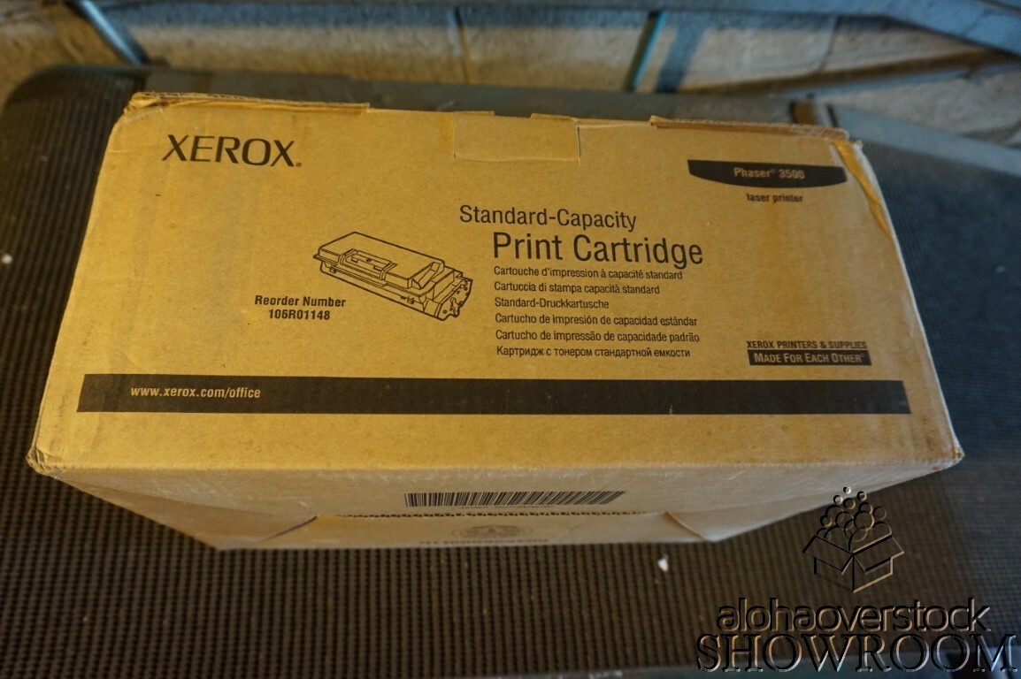 New Sealed Bag Genuine OEM Xerox 106R01148 Black Toner Phaser 3500 106R1148