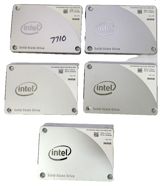 X5  intel SSD 360GB Pro 2500 Series 2.5" SATA Solid State Drive SSDSC2BF360A5