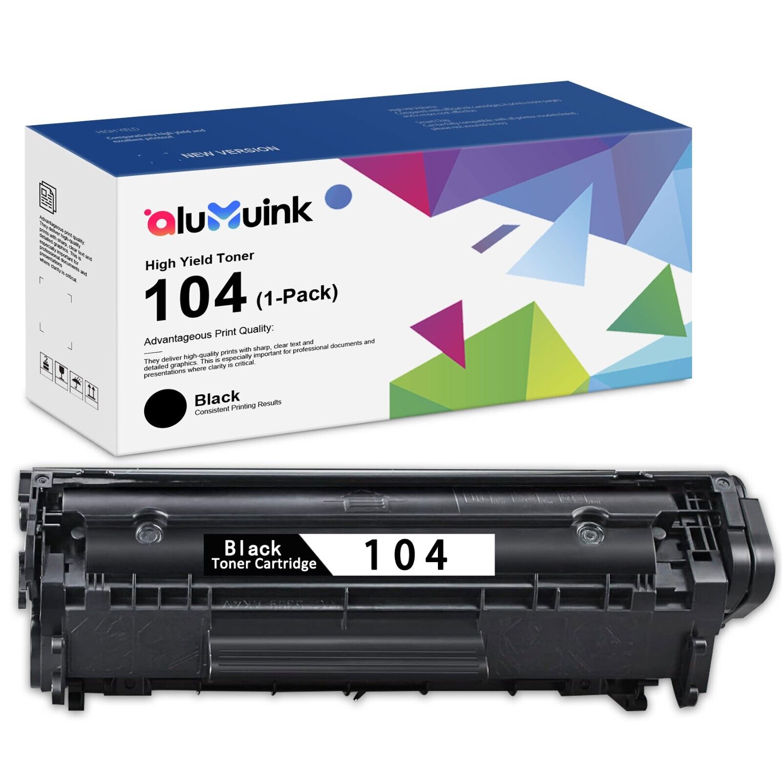 104 Toner High Yield Replacement For Canon 104 Black Toner FAXPHONE L90 L120