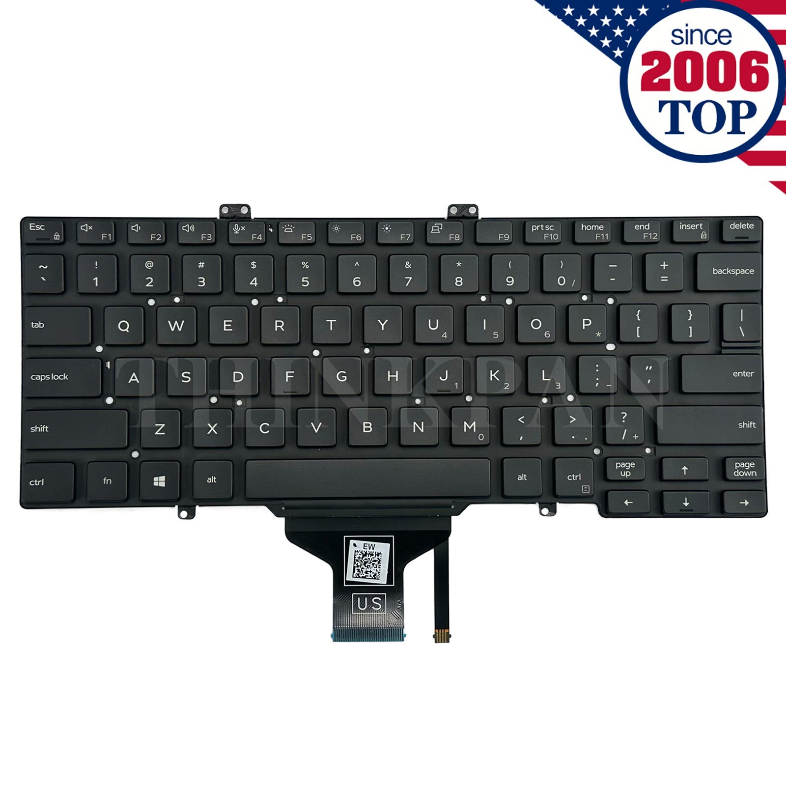 Original US Backlit Keyboard for Dell Latitude 5400 5410 5411 7400 7410 New