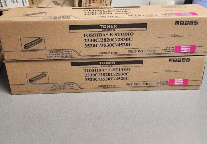 Compatible With Toshiba T-FC28M,  Toner e-Studio 3530c, 2830c Lot of 2