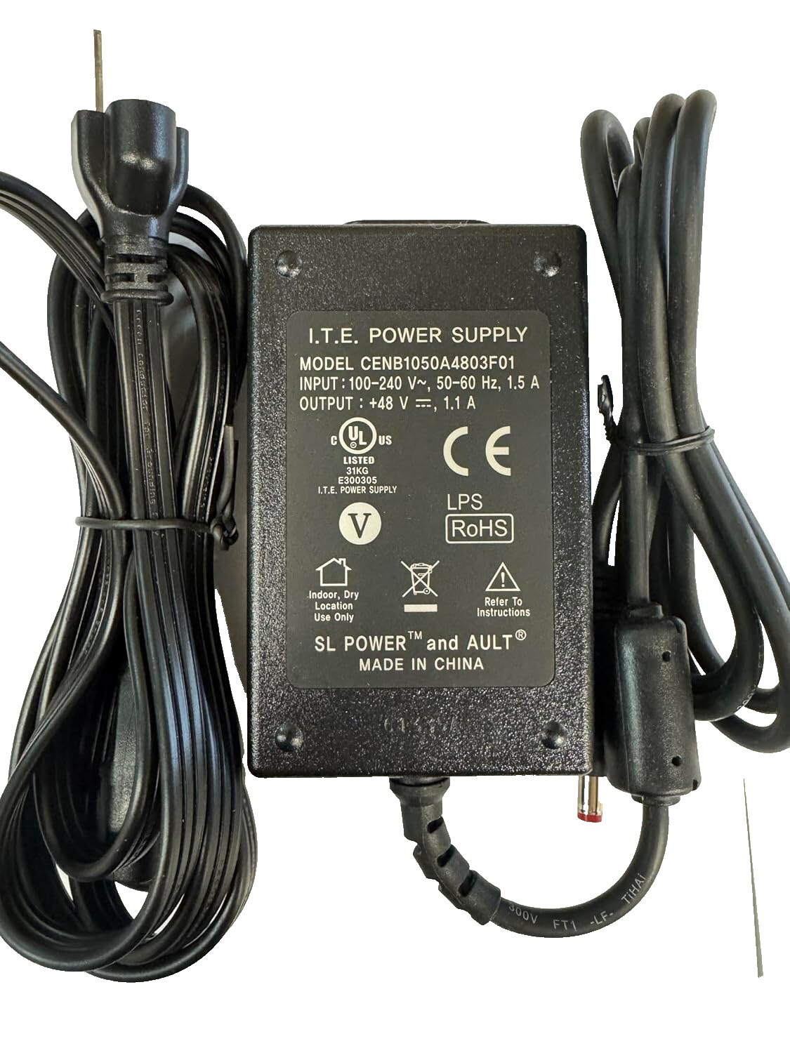 Oem Genuine 48V 1.1A ITE CENB1050A4803F01 SL Power And AULT Power Supply Charger