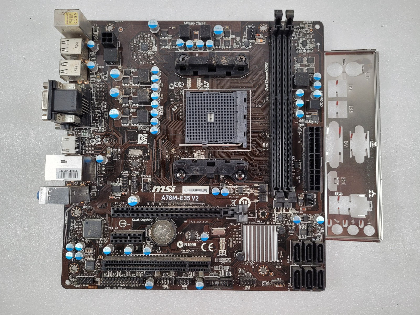 MSI A78M-E35 V2 FM2+ Motherboard Tested MATX