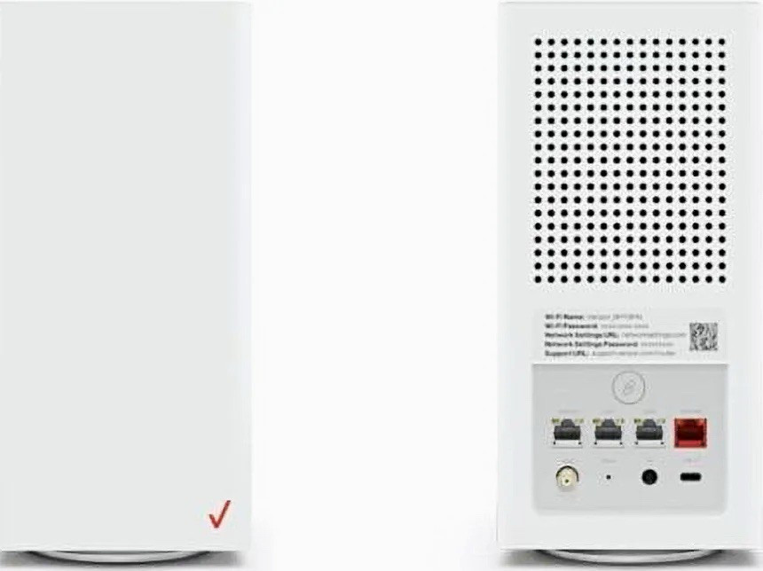 Verizon Ethernet FIOS Cr1000a White, 4 LAN Ports, Ethernet (RJ-45)