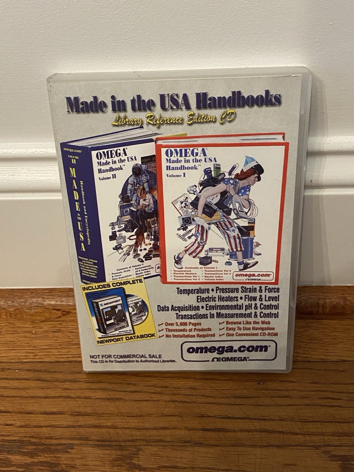 Made In The USA Handbooks Library Reference Edition CD-Rom Software Omega