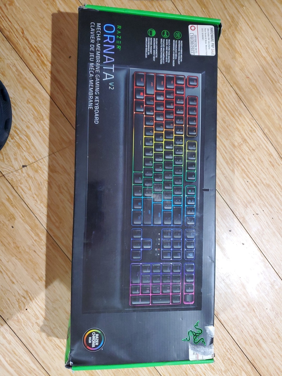 Razer Ornata V2 Mecha-Membrane Gaming Keyboard - Wrist Rest Not Included