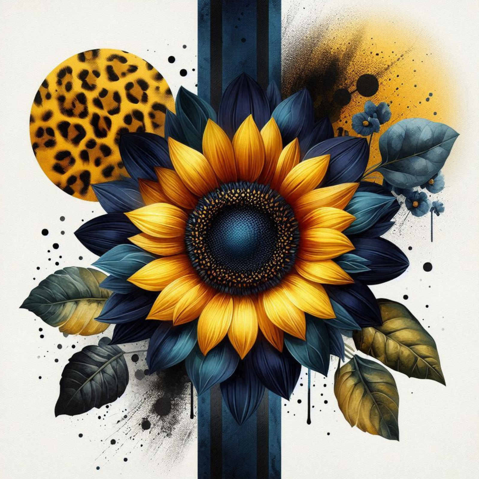 Lots Of Sun Flowers Floral Art Mouse Pad Mousepad Art Painting Print Gardens