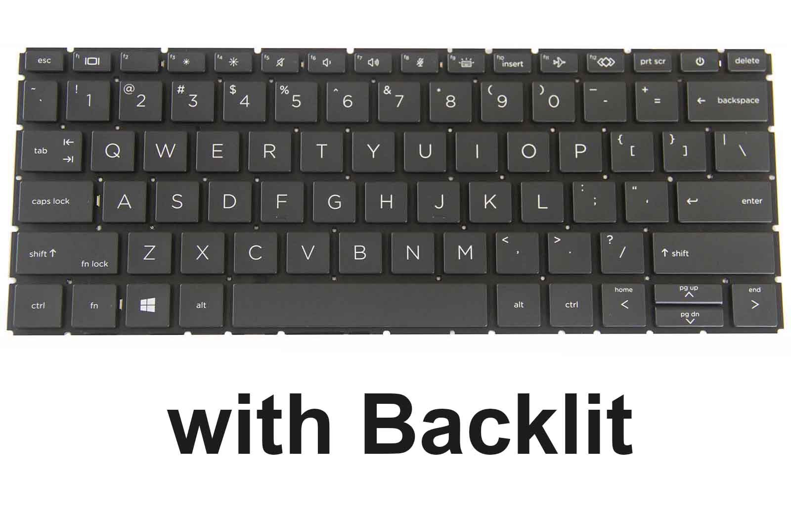 For HP EliteBook x360 830 G7, x360 830 G8 Laptop Backlit US English Keyboard