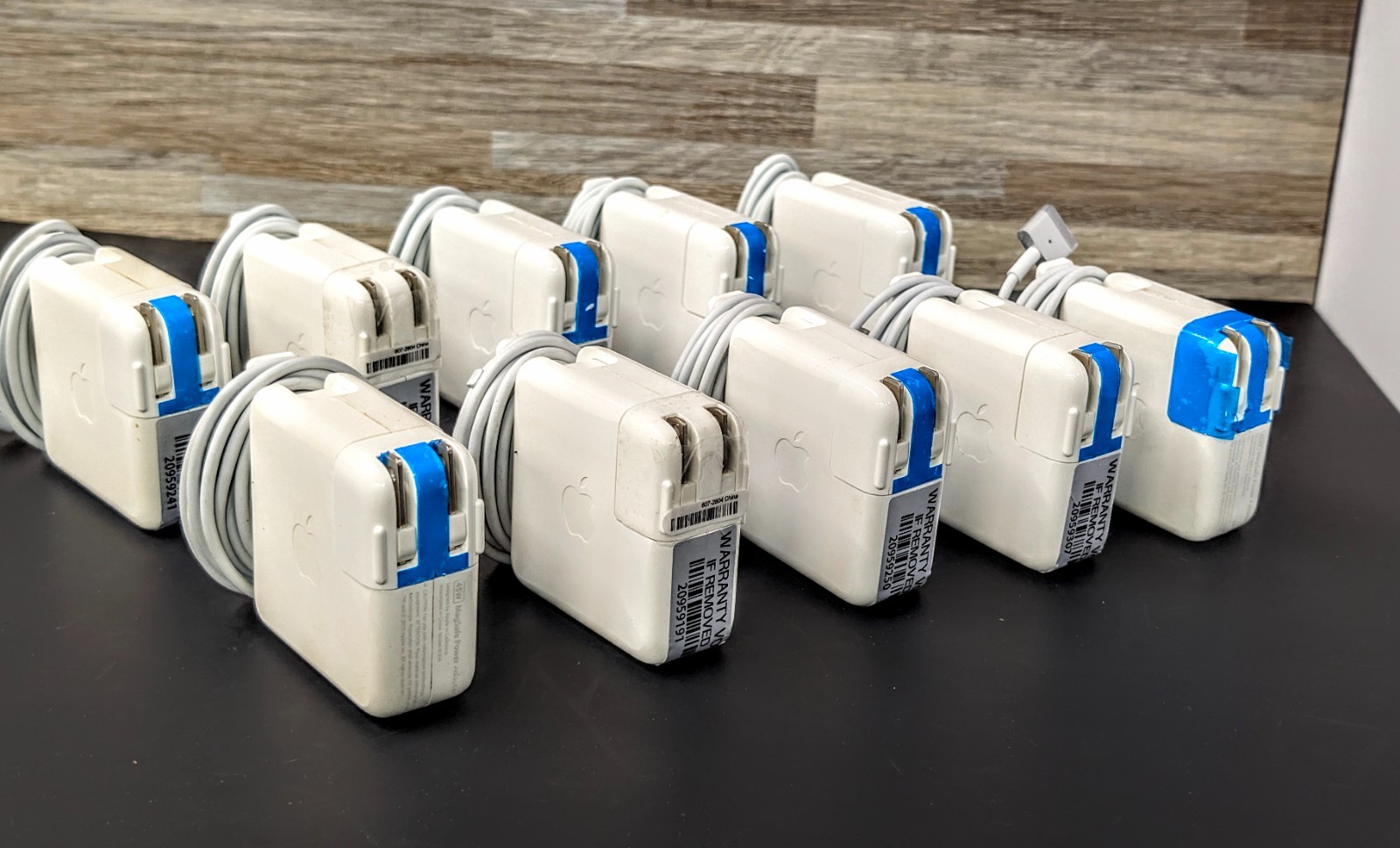 Lot of 10- Genuine OEM Apple A1374 Magsafe 45W T-Tip AC Power Adapter *A-B Grade
