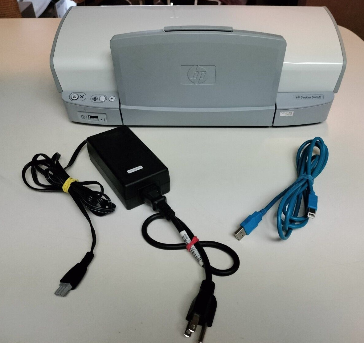 HP Deskjet D4160 Inkjet Printer w/Power Cord & USB Cable, See Description.