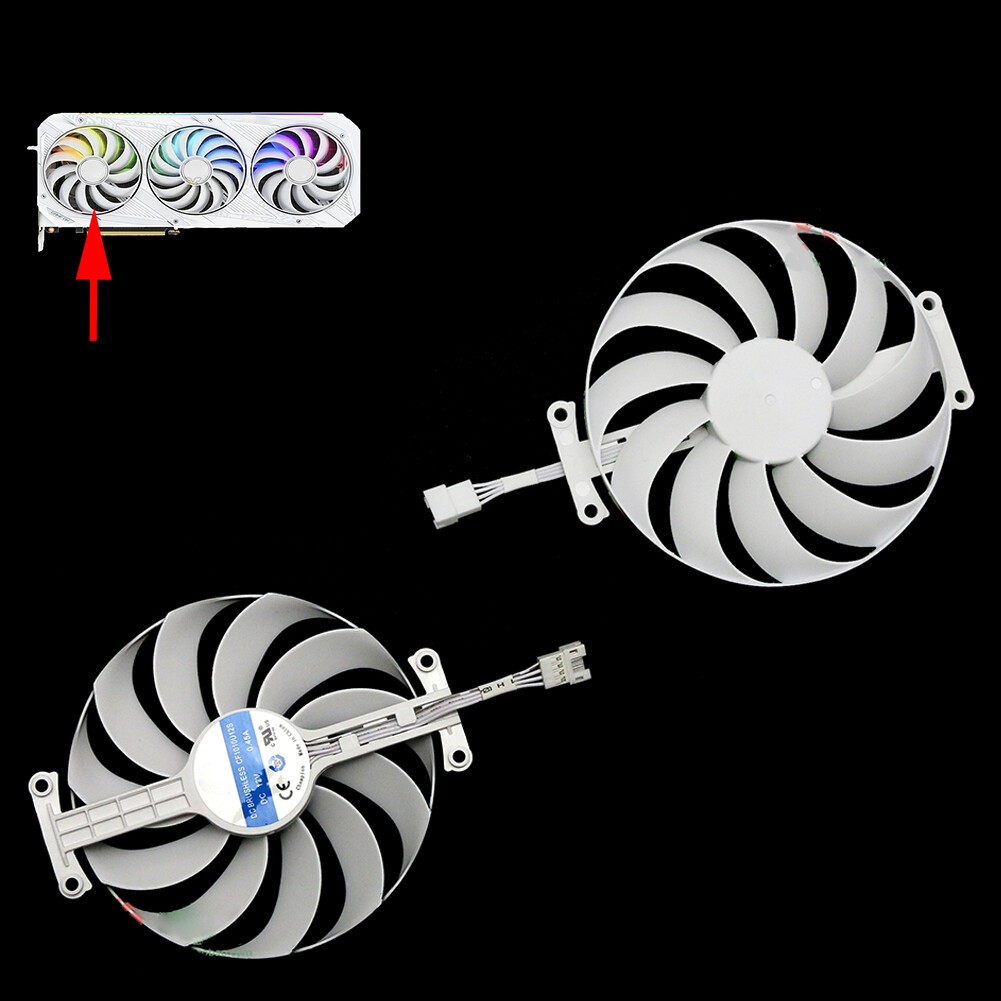 CF1010U12S 95mm Graphics Card Fan Replacement for ASUS ROG RTX3090 3080 Ti 3070