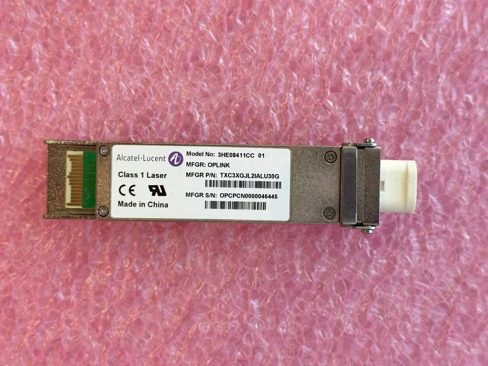 Alcatel-Lucent  3HE08411CC XFP 10GBASE-ZR  CWDM 1511nm 70km