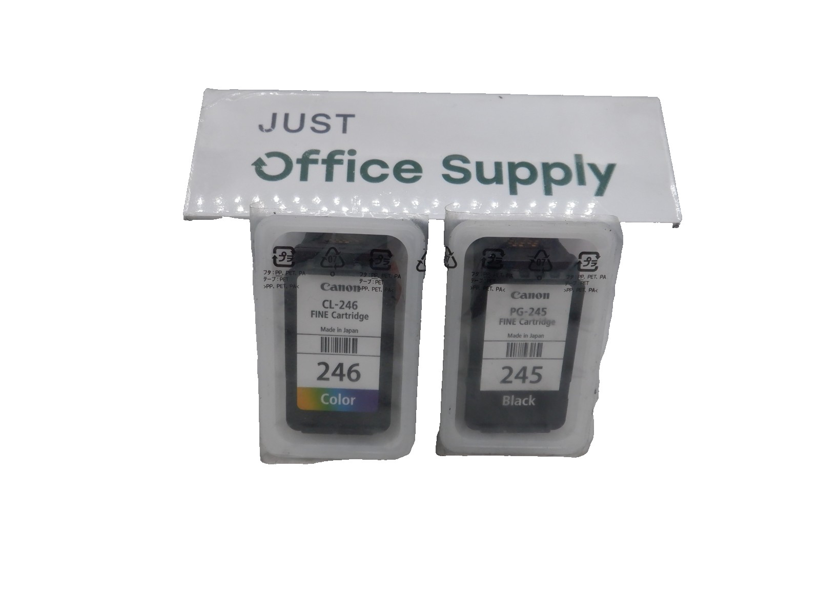 Genuine OEM Canon PG-245 Black & CL-246 Color Ink Bulk Packaging 