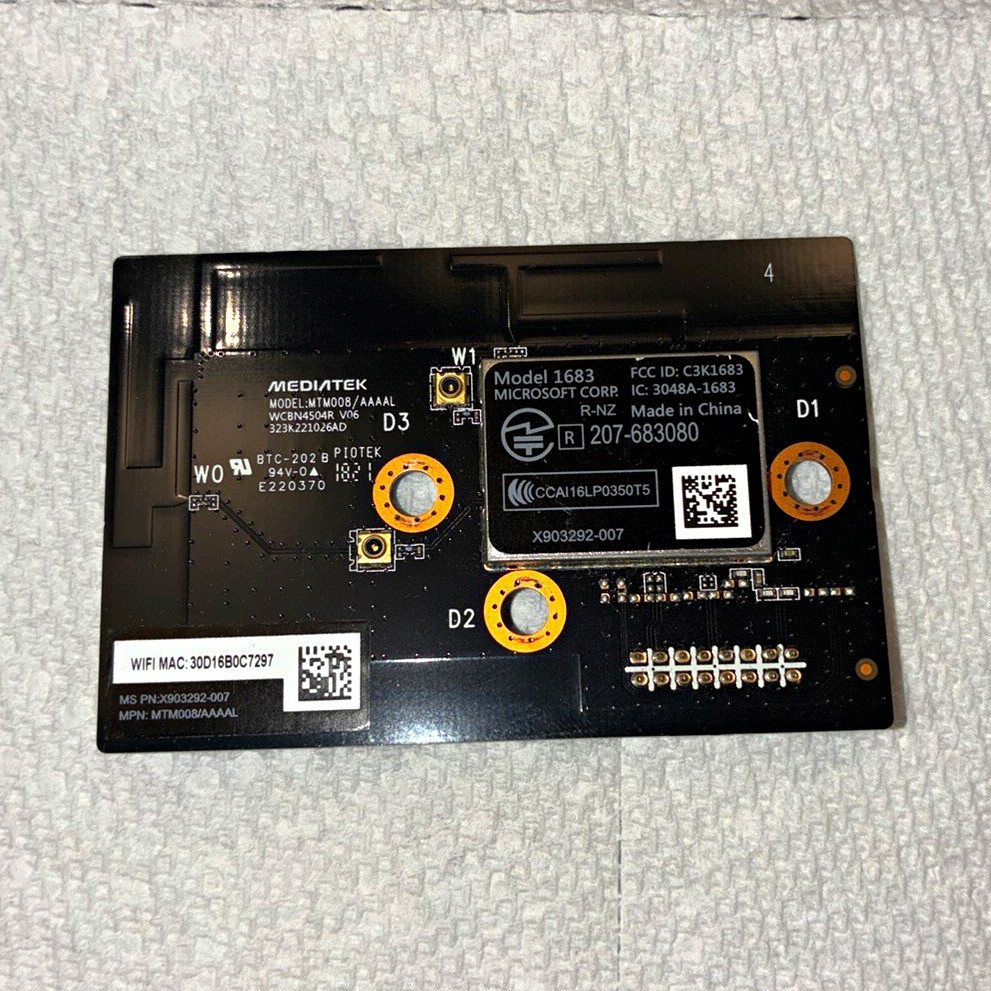 Original OEM Microsoft Xbox ONE S (Slim) Internal Wifi Module Card (1683)