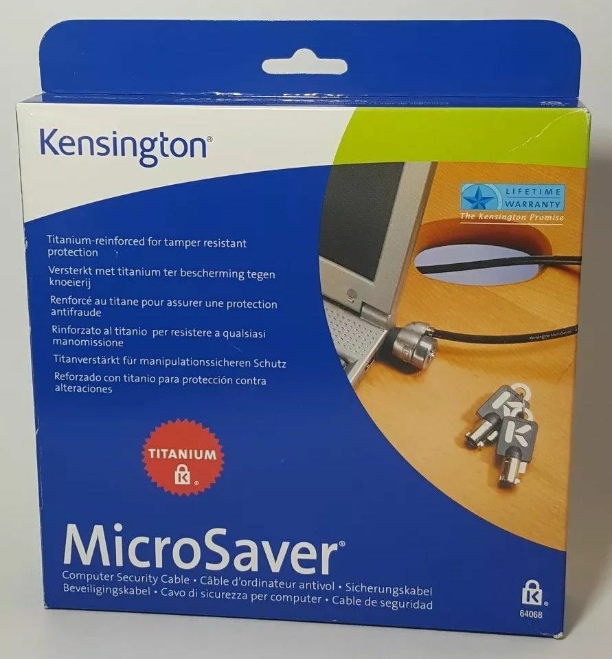 New Kensington MicroSaver Titanium K 64068 (68D-46)