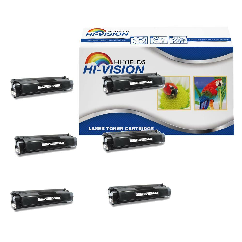 6 toner replace for HP Laserjet 1000 1200 1200n 1200se6 pack C7115X 4000 Pages