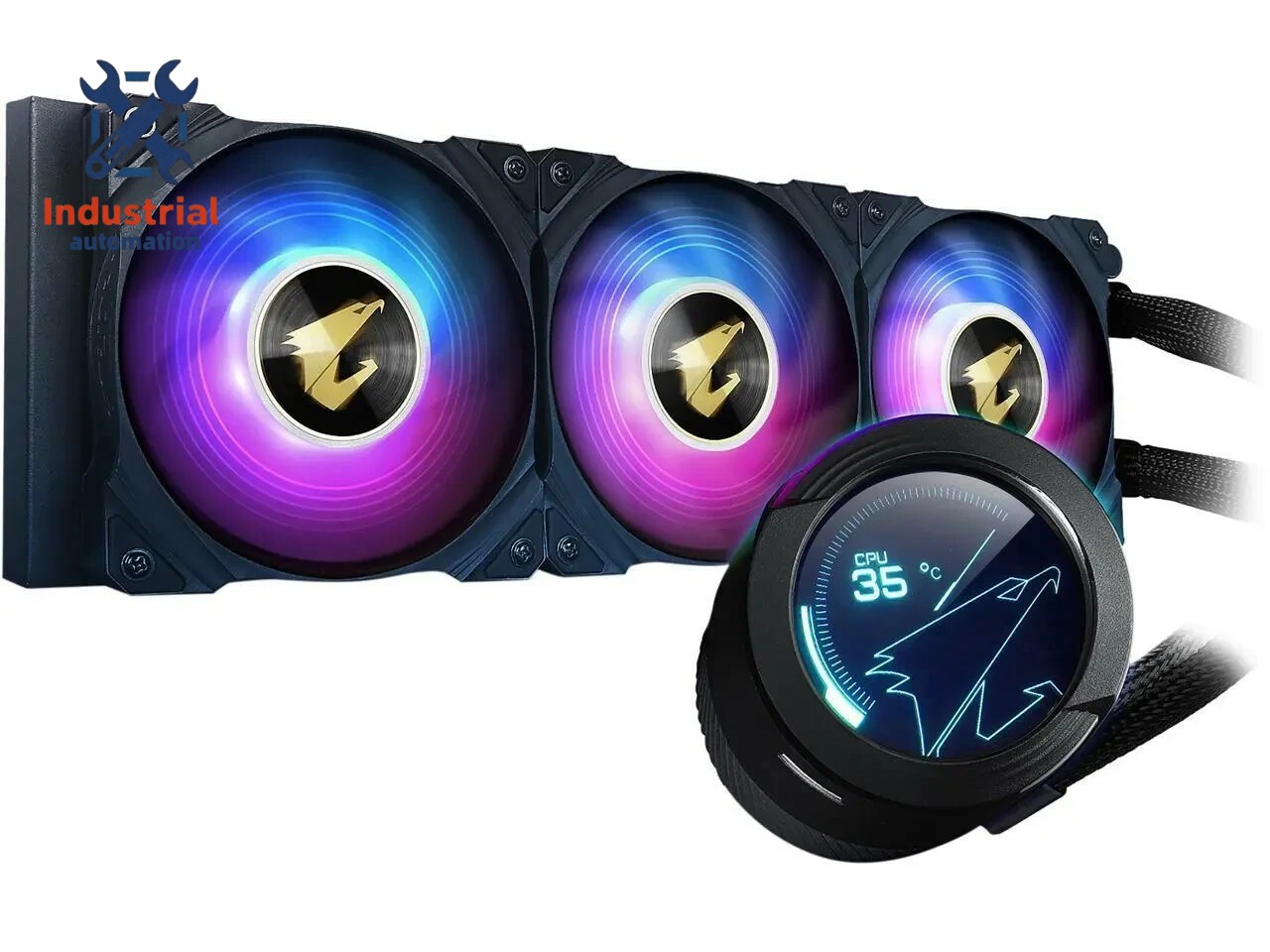 New GIGABYTE Aorus Waterforce X360 ARGB 360mm AIO Liquid Cooler ing