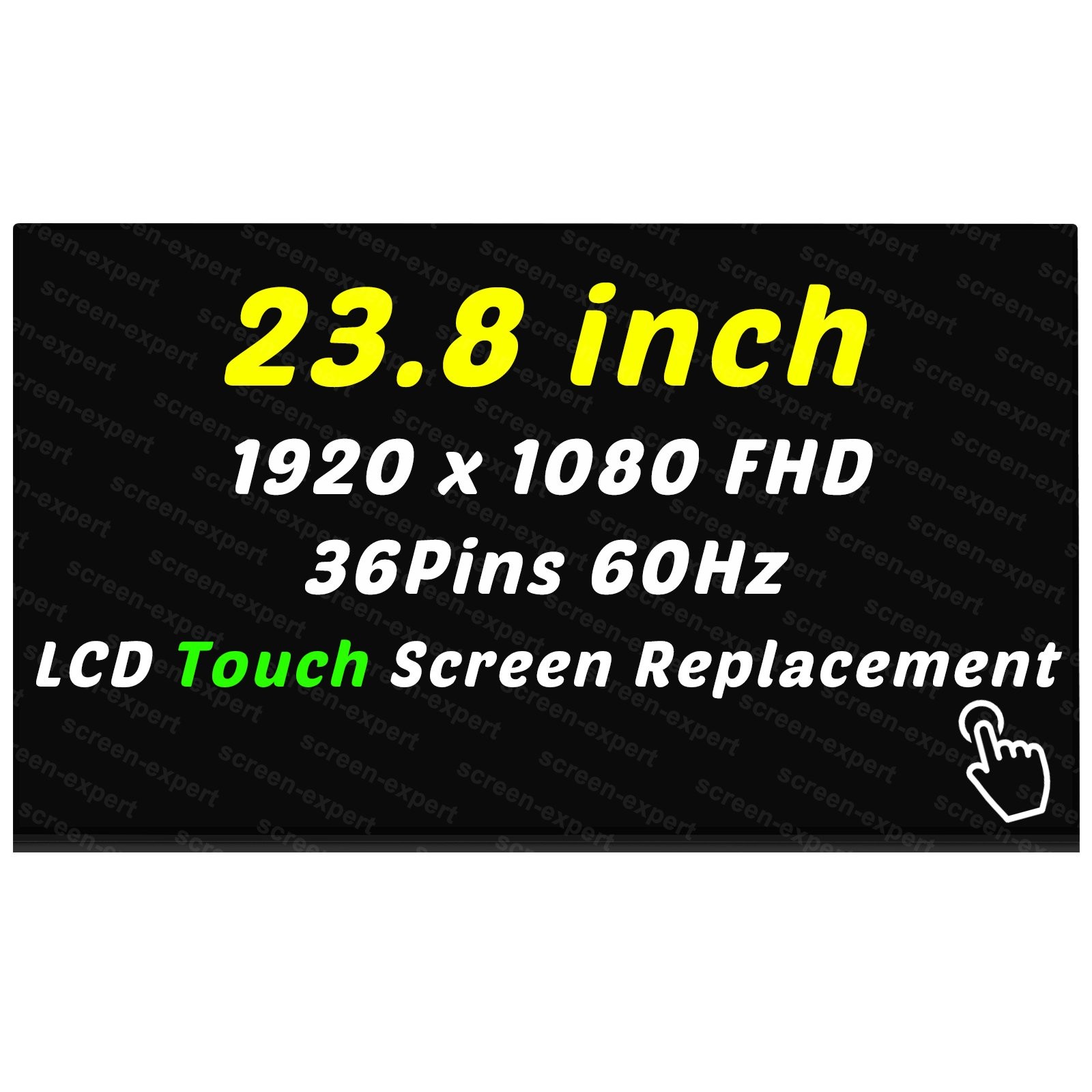 23.8" M238HAK01.0 24" N08198-001 LCD LED On-Cell Touch Screen Replacement FHD