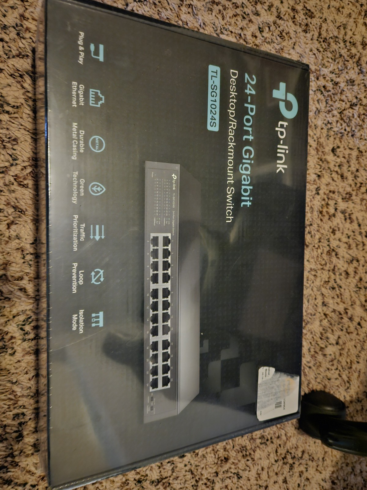 TP-Link TL-SG1024S 24-Port Gigabit Ethernet Switch Desktop Rackmount – New