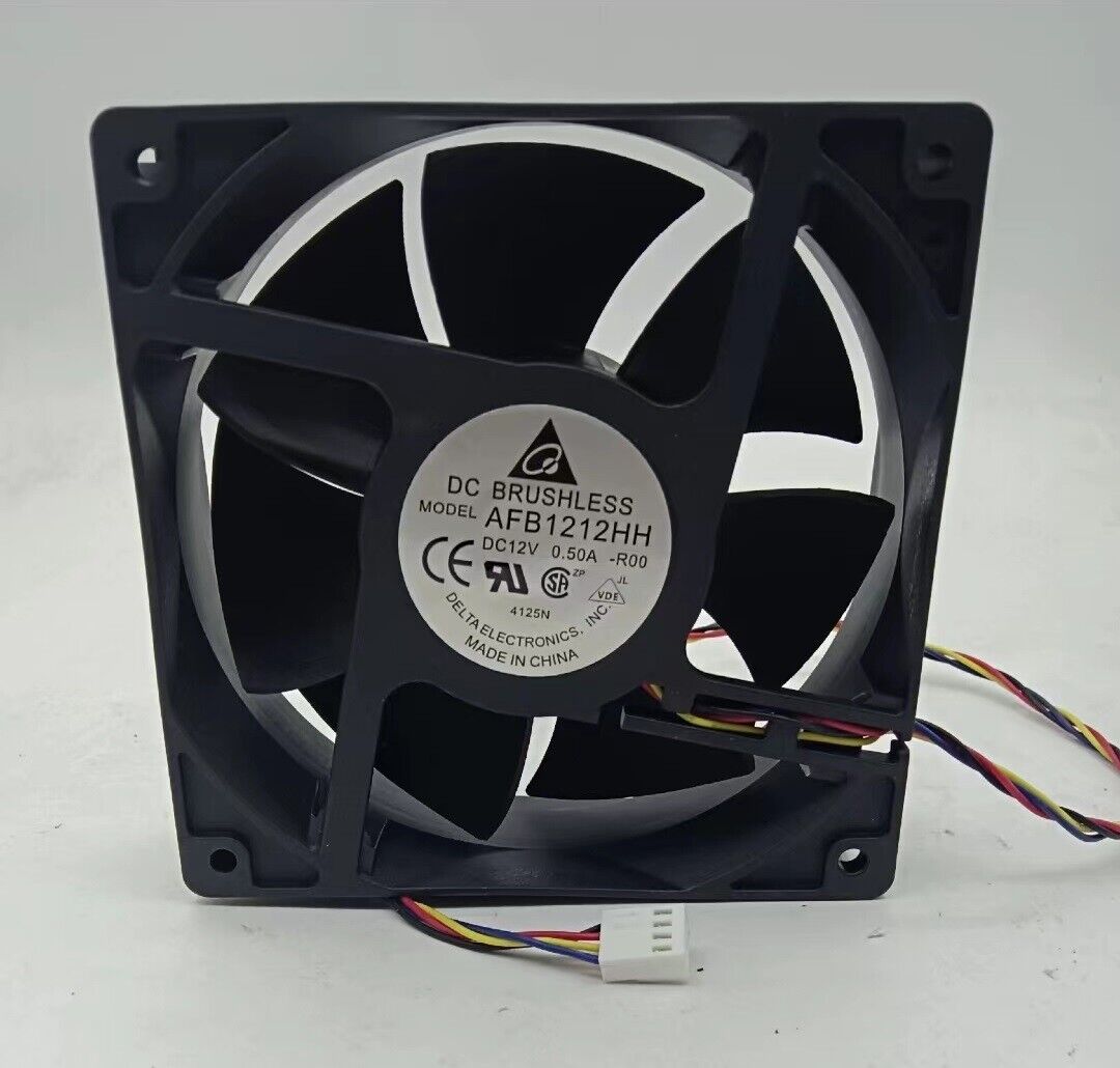 AFB1212HH Delta 12025 DC 12V 0.5A server inverter power supply Axial Cooling Fan