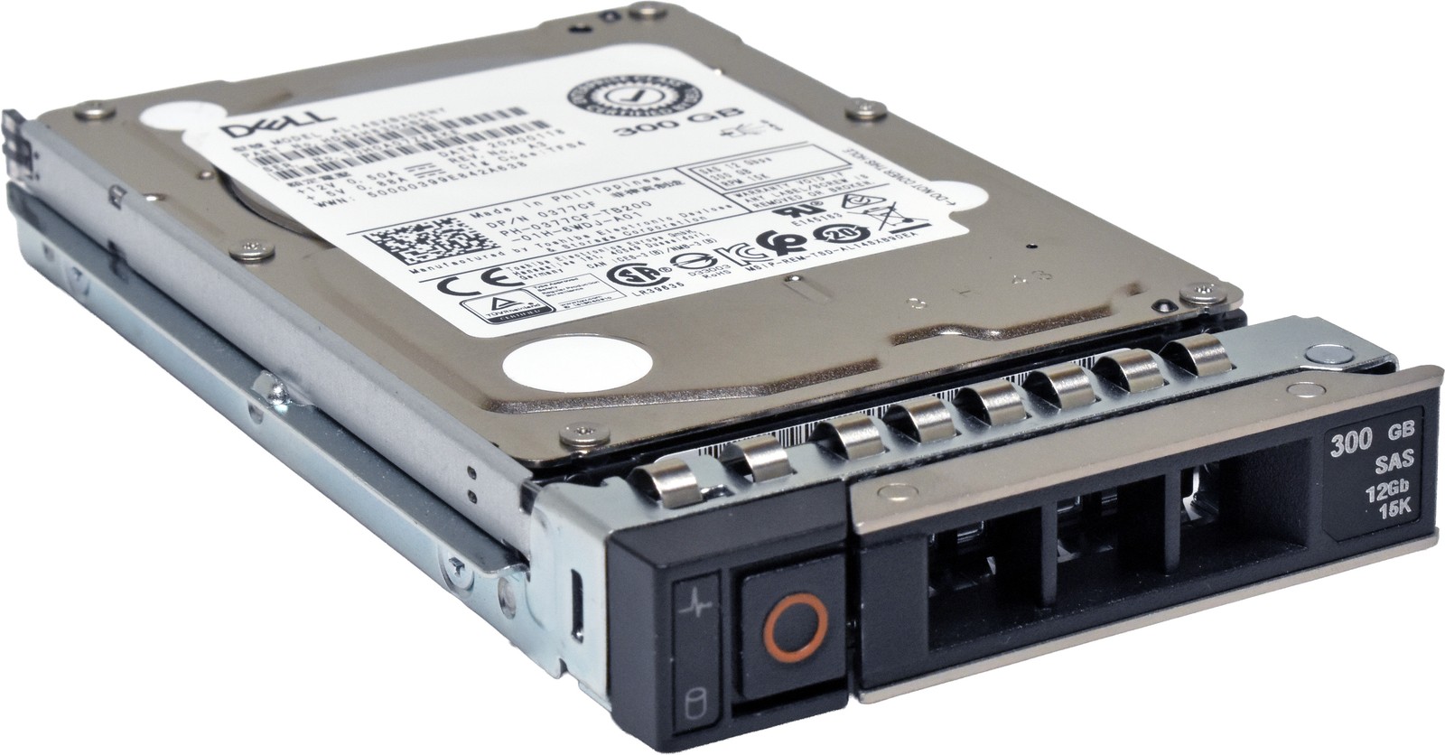 Dell Toshiba 300GB 2.5" 15K 128MB Cache 12G SAS HDD AL14SXB30ENY 0377CF +Caddy