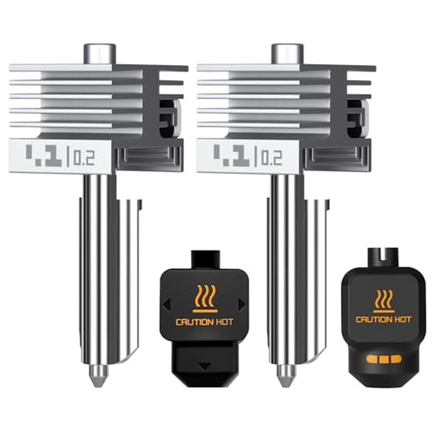 2PCS 0.2mm X2D/P2S/H2D/H2S/H2C/A1/A1 Mini/A2L Integrated High Speed Hotend