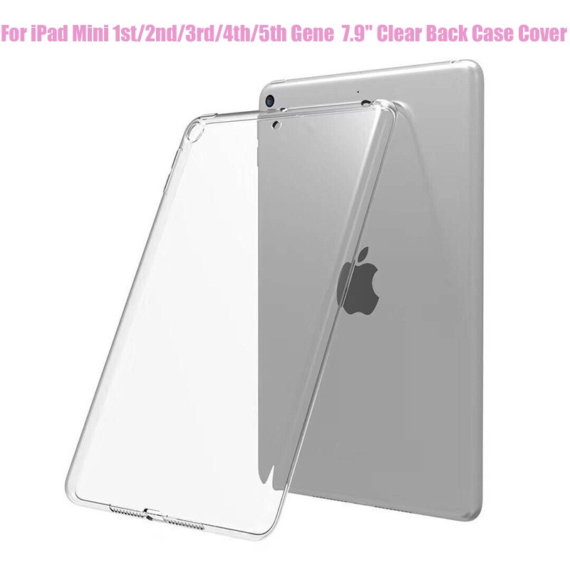 Clear TPU Case Cover For iPad Mini 1st 2nd 3rd 4th 5th Generation 7.9" 2012-2019