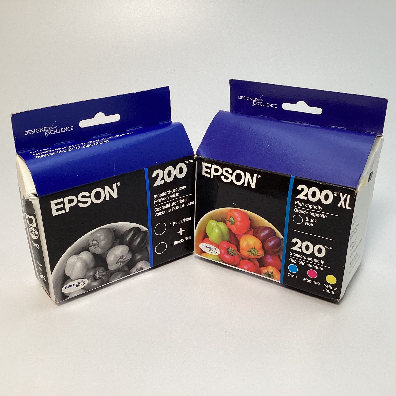 Epson 200 & 200XL Ink Cartridges - Lot of 6 Total - Exp 03/2029 & 04/2029