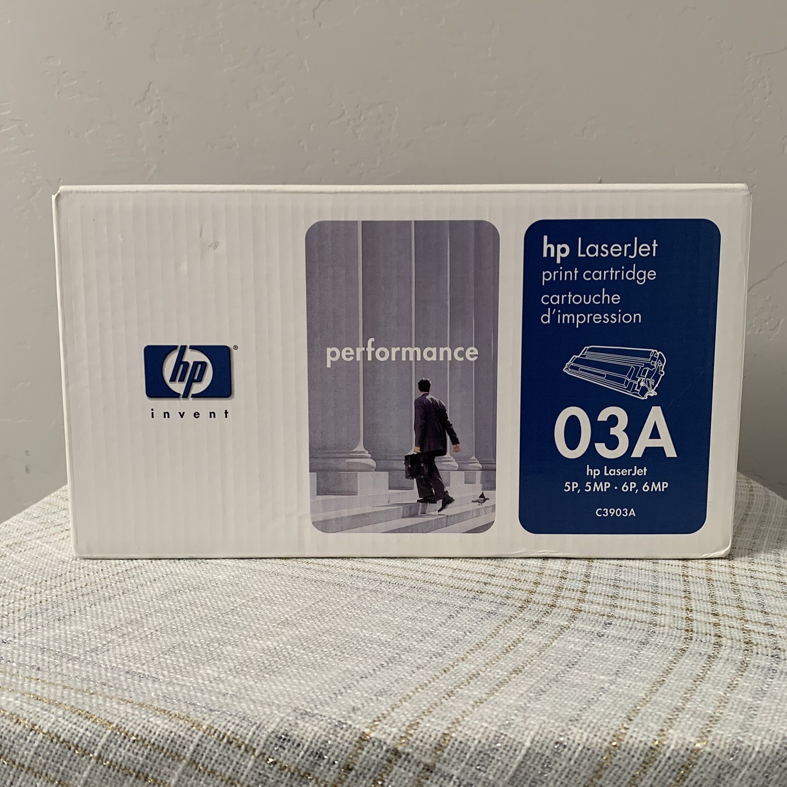 Genuine HP 03A (C3903A) Black Toner Print Cartridge - Still Sealed In Box Y2K