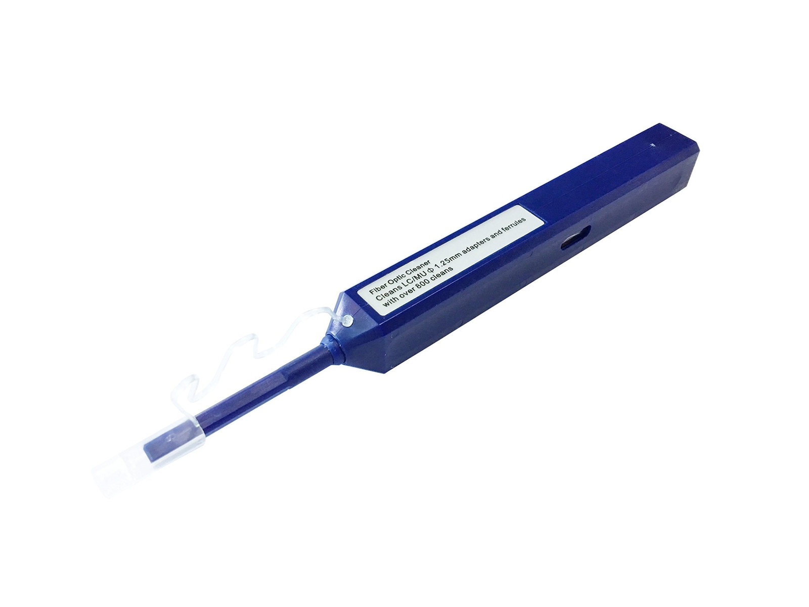 One Click Fiber Cleaning Pen for 1.25mm LC MU Connectors Fiber Optic Patch Cable