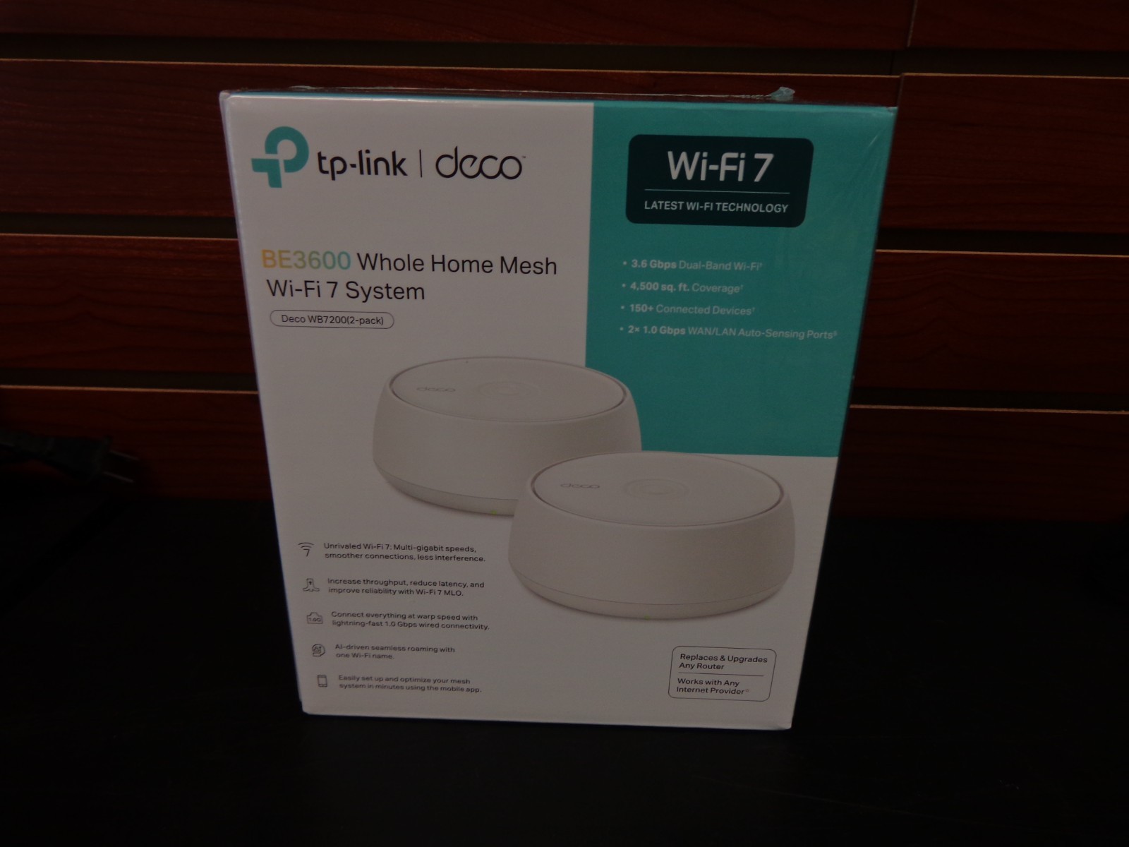 NEW TP-Link Deco BE3600 Whole Home Mesh Wi-Fi 7 Sytem (2 Pack Deco WB 7200)