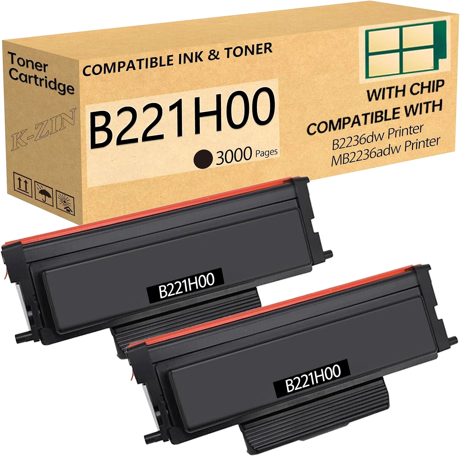 B221H00 Black Toner Cartridge (with Chip) for Lexmark B2236 / MB2236 Series