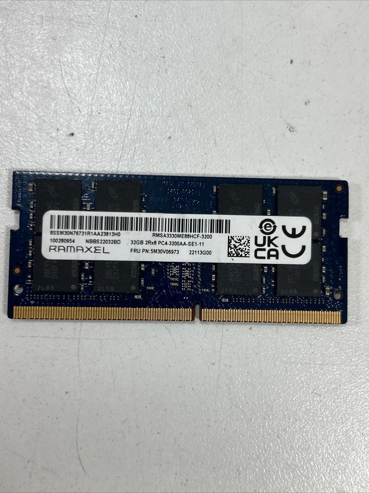 32GB DDR4 3200MHz Ramaxel RAM  2Rx8 PC4-3200AA-SE1-11
