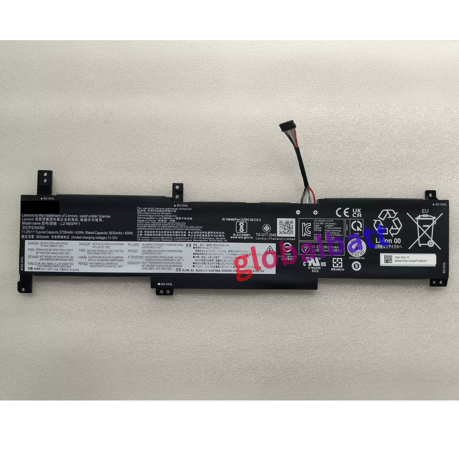 Genuine 3735mAh L21M3PF1 L21C3PF0 L21L3PF0 L21M3PF0 for Lenovo IdeaPad 1 15IJL7
