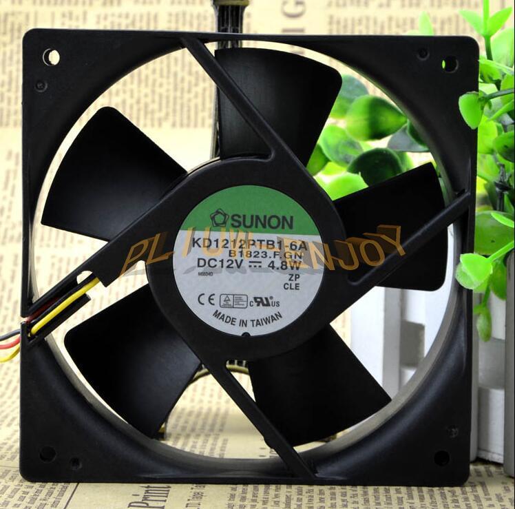 One For KD1212PTB1-6A SUNON FAN DC12V 4.8W B1823 3Pin