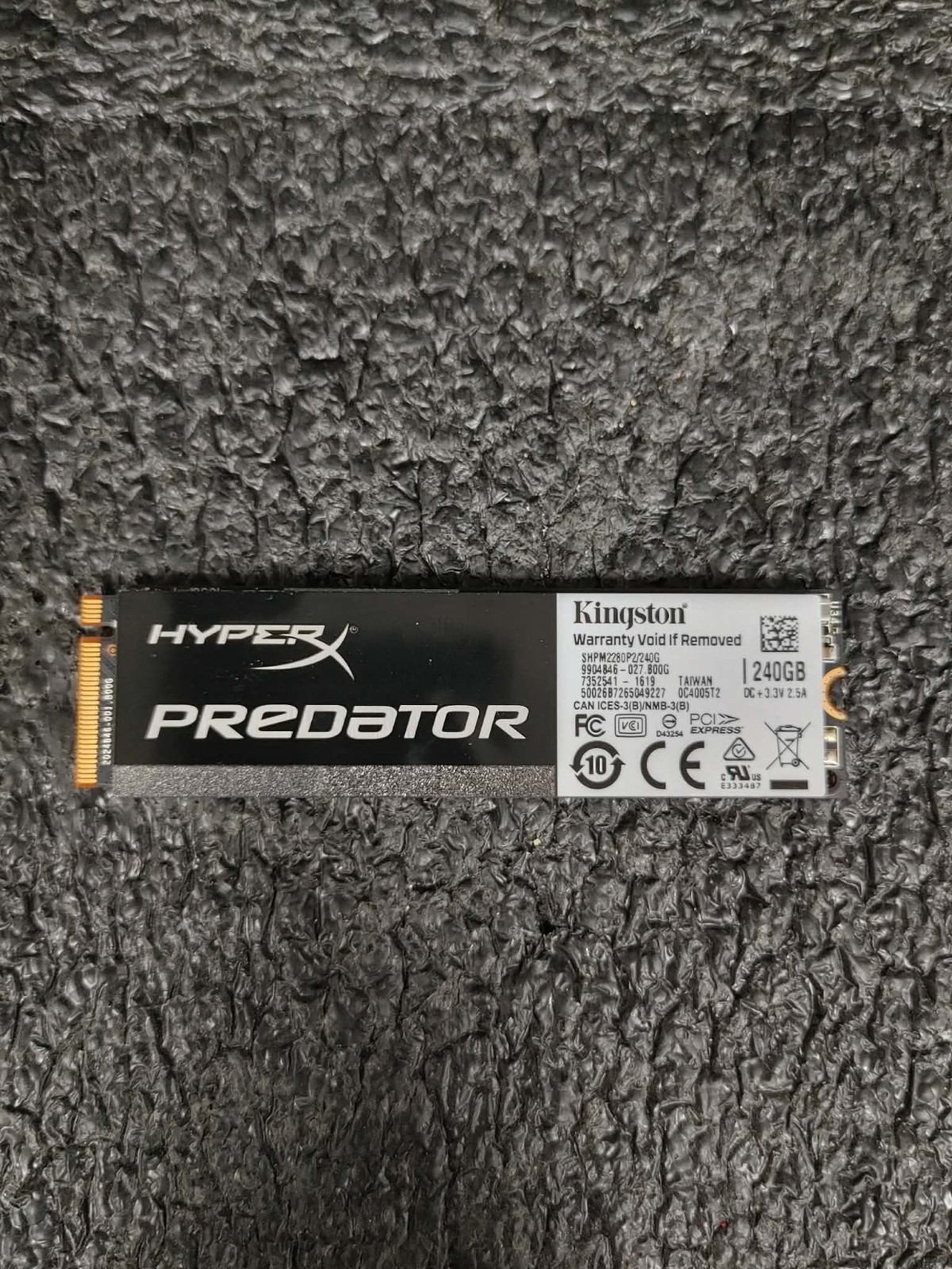 HyperX Predator SHPM2280P2/240G 240GB PCIe NVMe M.2 2280 Gaming/Performance SSD