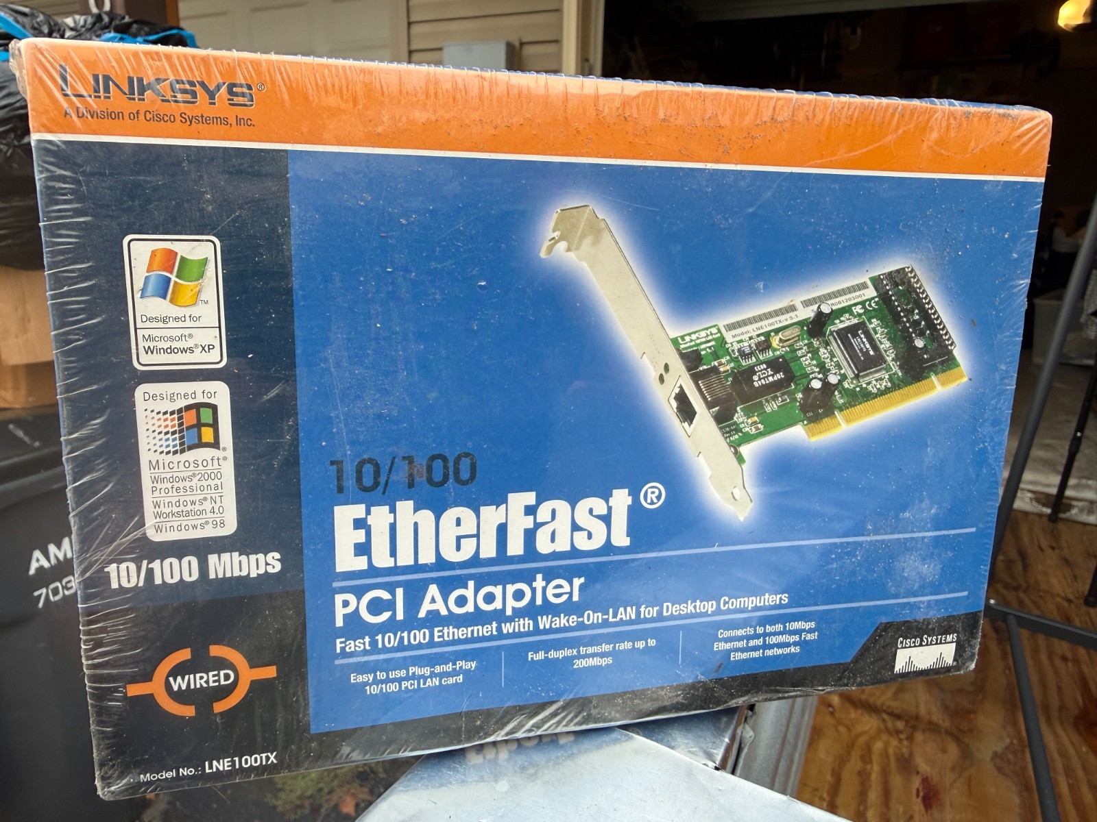 Linksys EtherFast 10/100 PCI Adapter LNE100TX Ver 5.1 Desktop Network Card Seale
