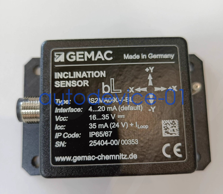 ±90 Inclinometer IS2MA090-I-BL PR-25404-00 Sensor DHL/FedEx