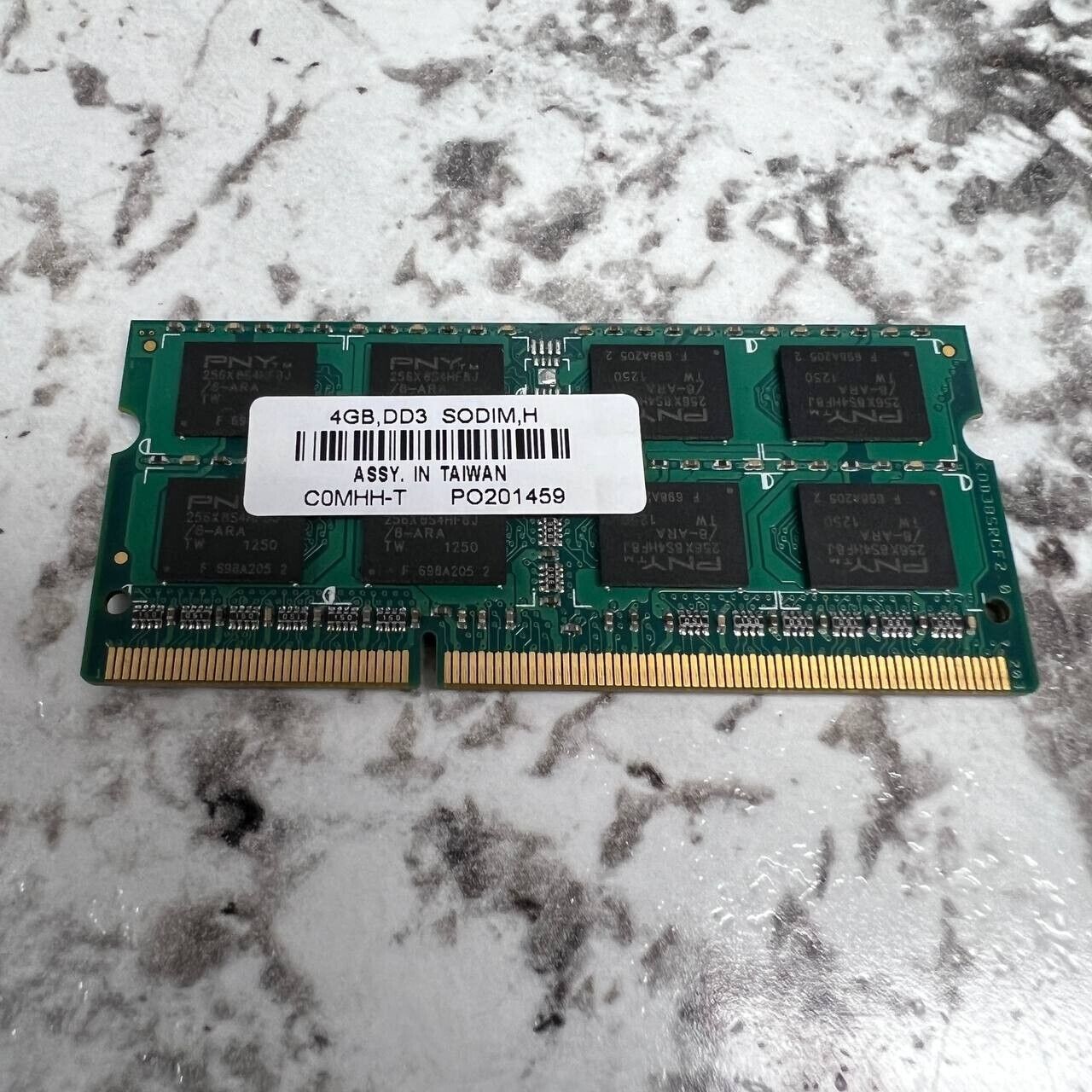 PNY 4GB DDR3 Memory SO-DIMM 204pin PC3-10600S 1333MHz C0MHH-T PO201459